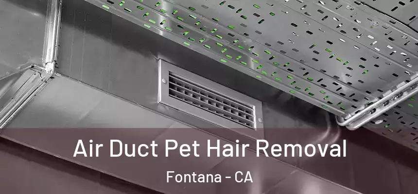 Air Duct Pet Hair Removal Fontana - CA