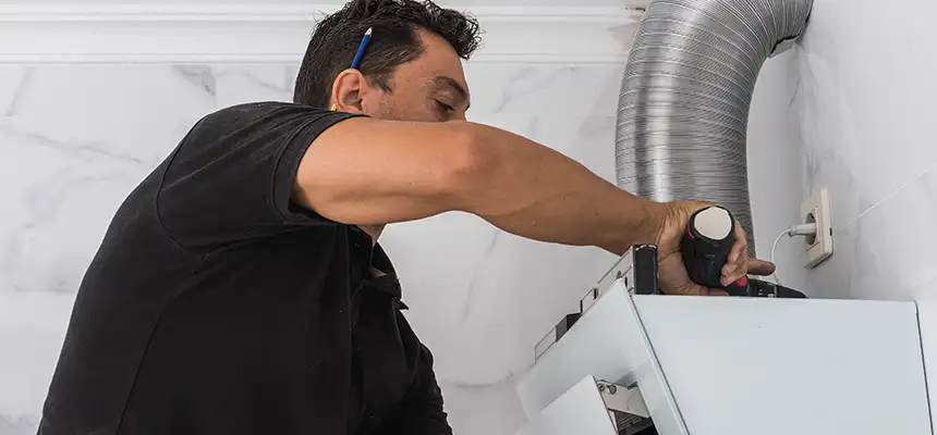 Precision In-wall Dryer Vent Cleaning & Rerouting Corrections in Fontana, CA